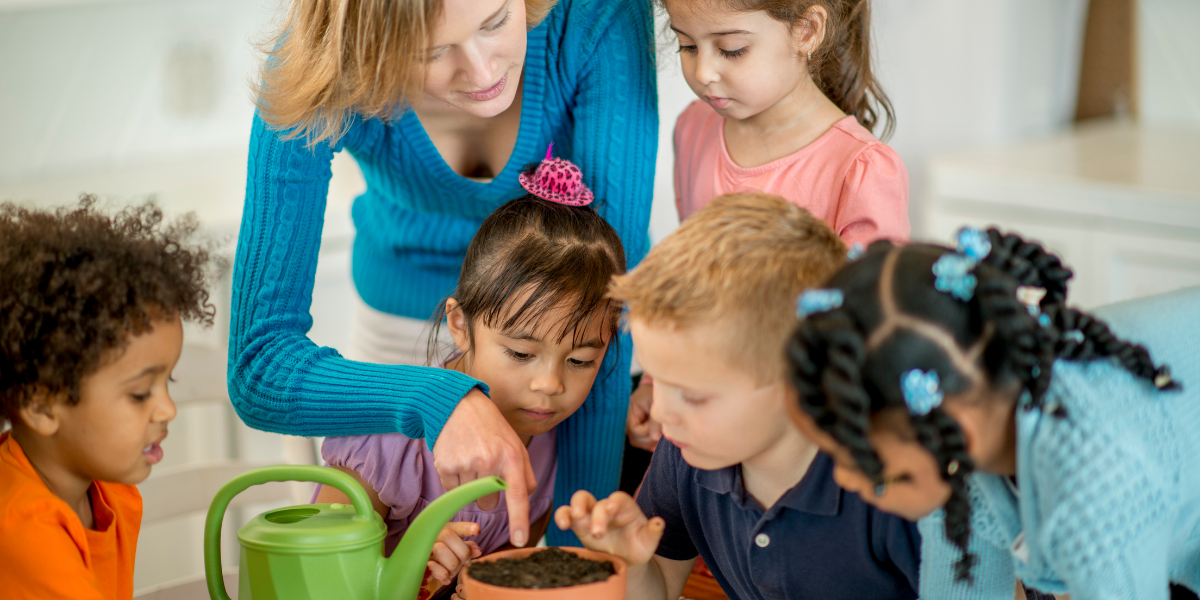 Using plants in your early childhood classroom is a great way to making learning various concepts more engageing.